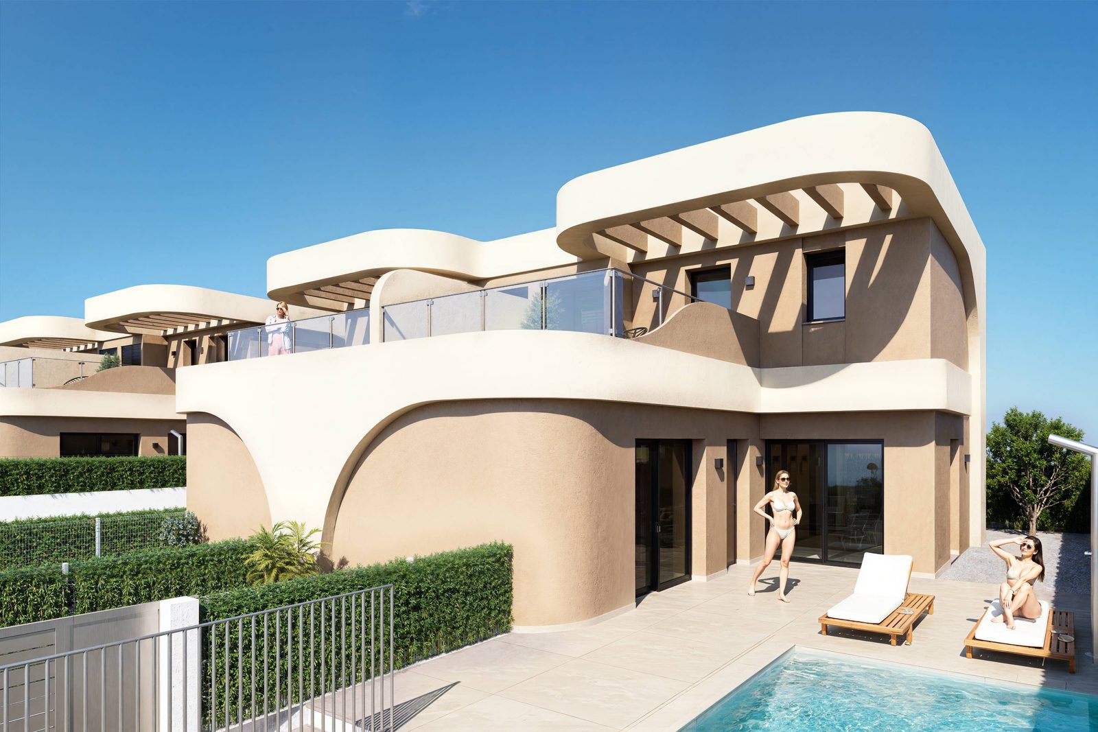 New-build two-storey villa with garden and parking space – photo 3