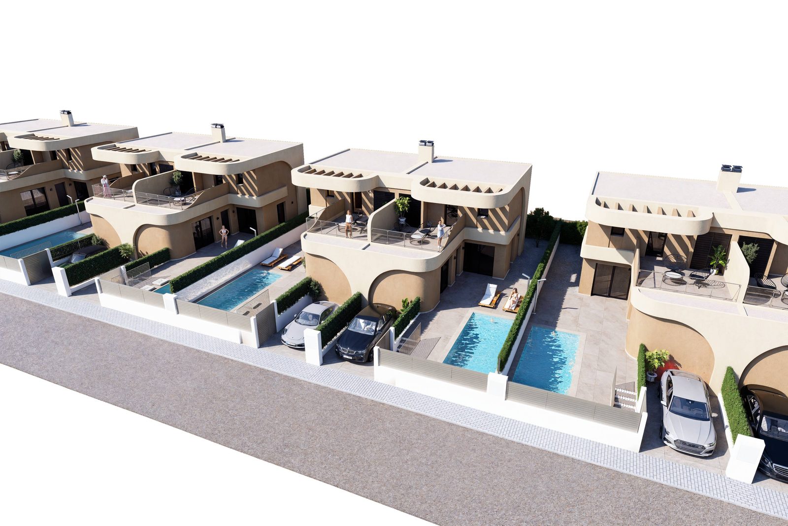 New-build two-storey villa with garden and parking space – photo 8