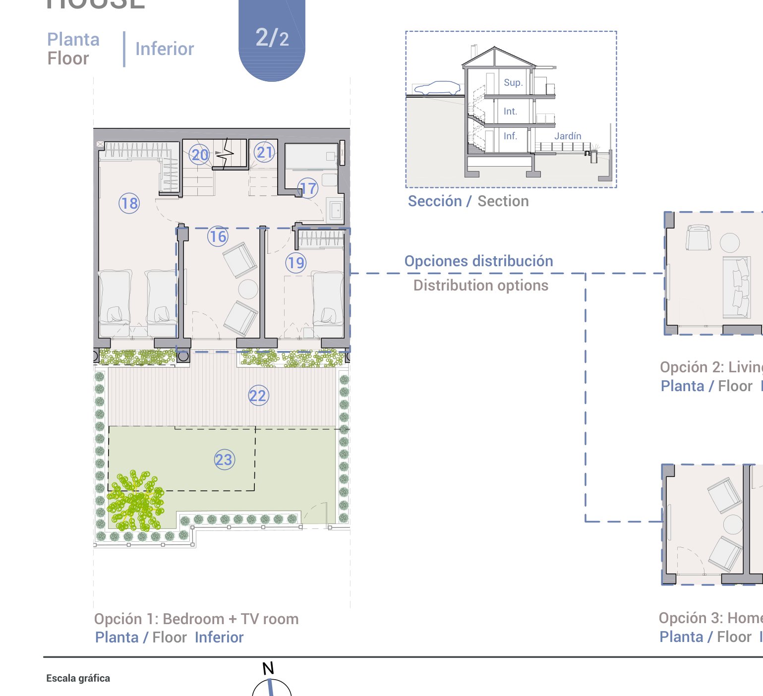 Floor plan – further floors