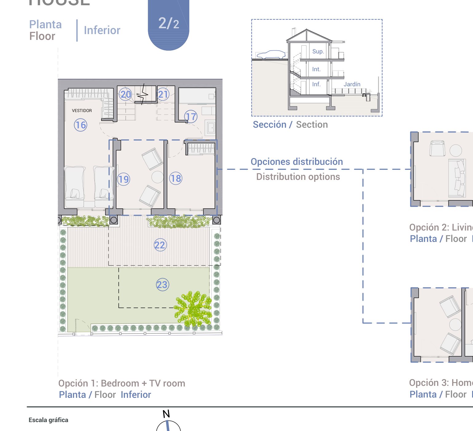 Floor plan – further floors