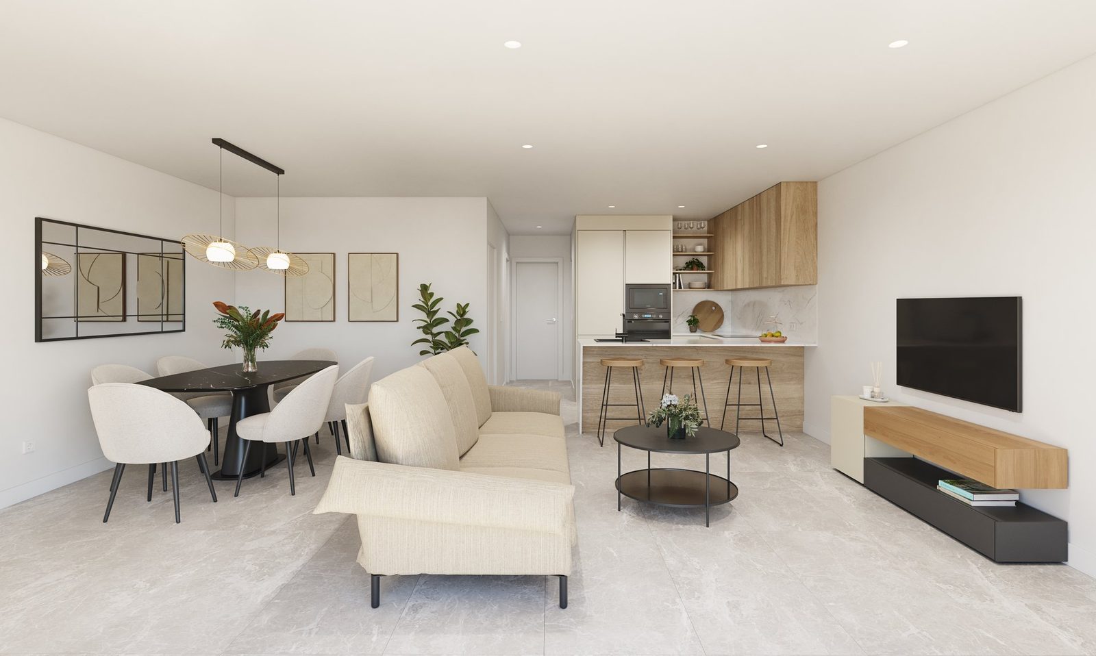 New-build penthouse with 3 bedrooms and private solarium with outdoor kitchen – photo 2