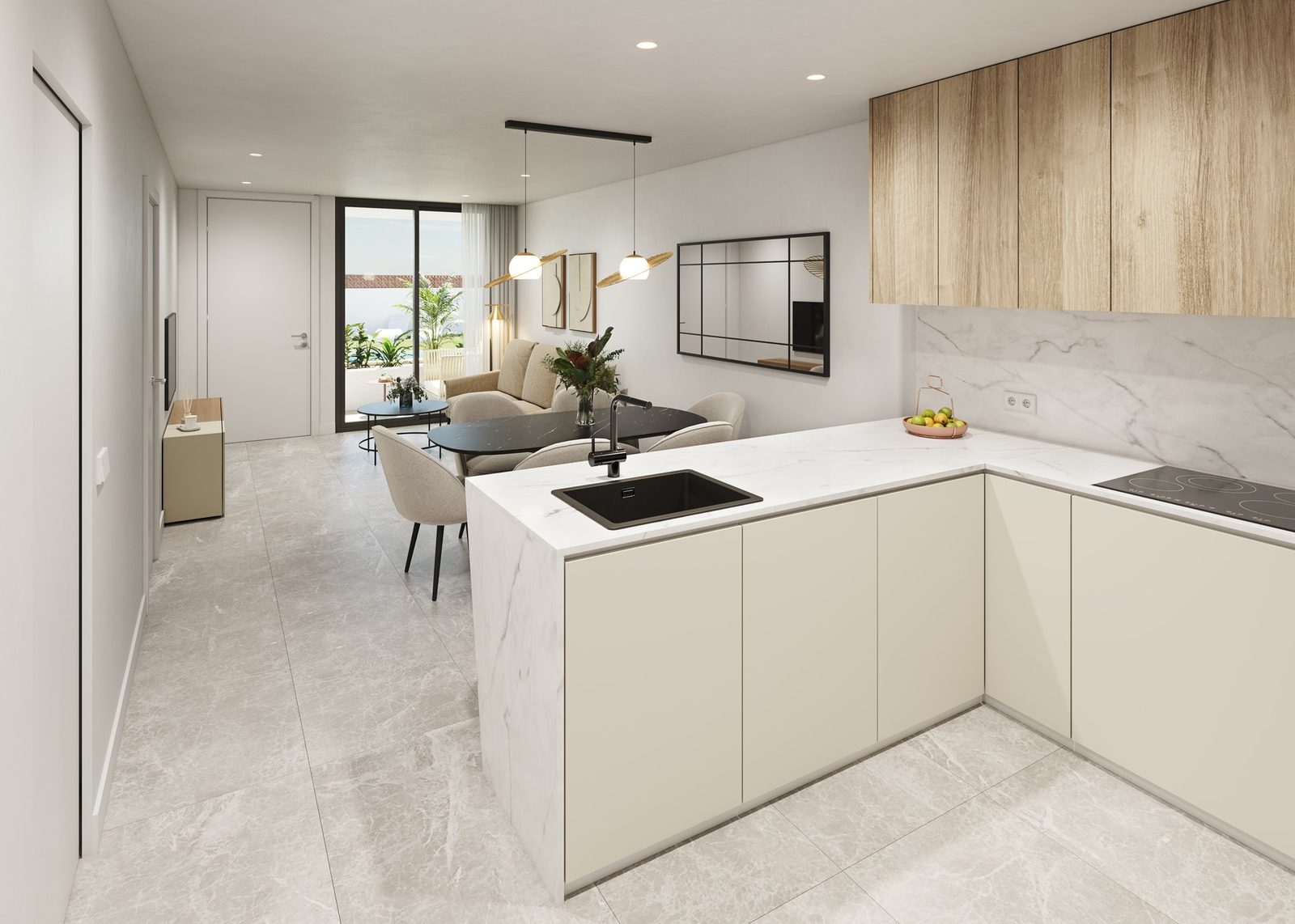 New-build penthouse with 3 bedrooms and private solarium with outdoor kitchen – photo 4