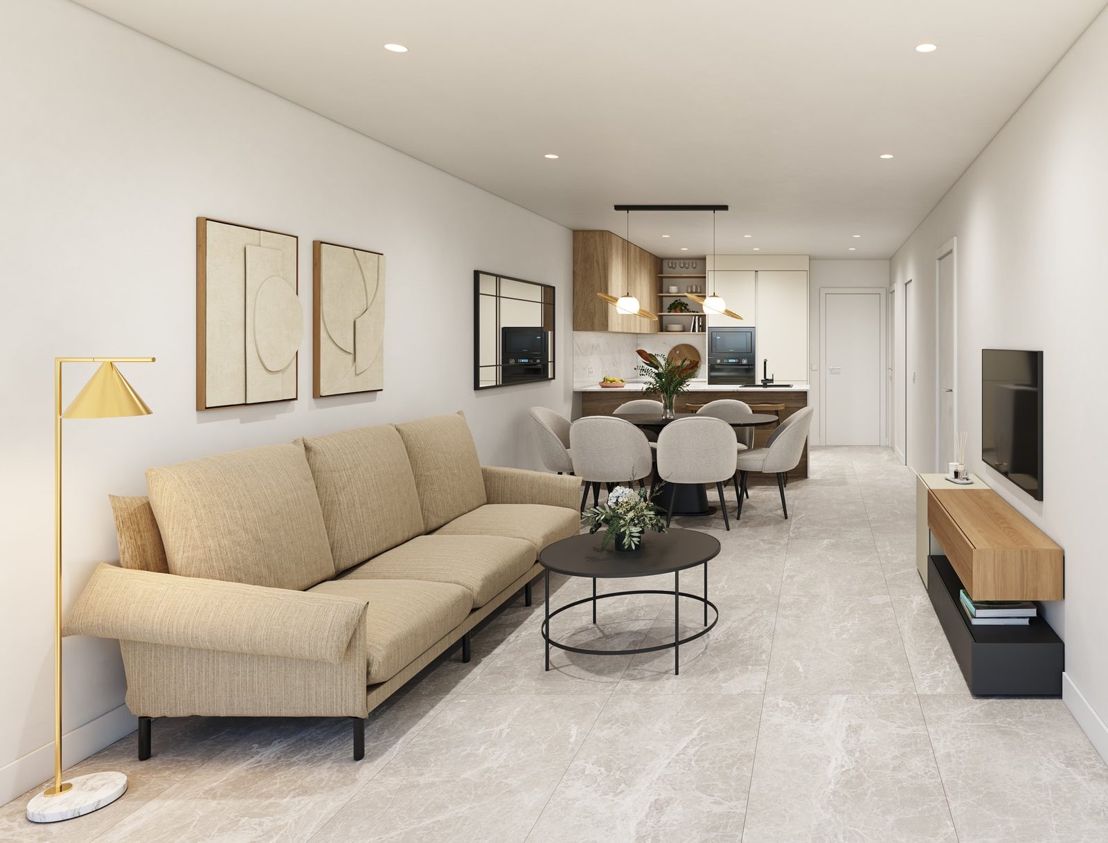 New-build ground-floor home with 3 bedrooms, large terrace and private patio – photo 3