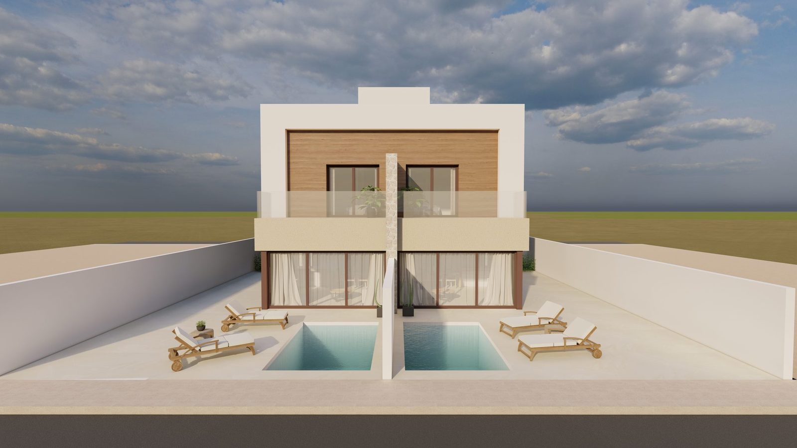 Townhouses with private pool – photo 1