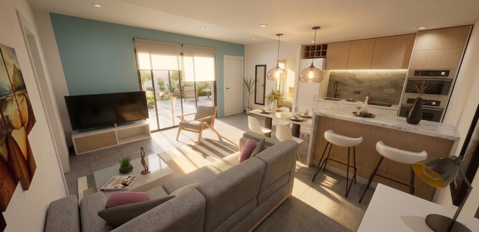 New-build villas with private pool – photo 1