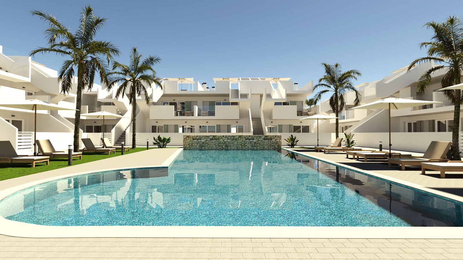 Maisonette bungalows with communal pool – photo 1