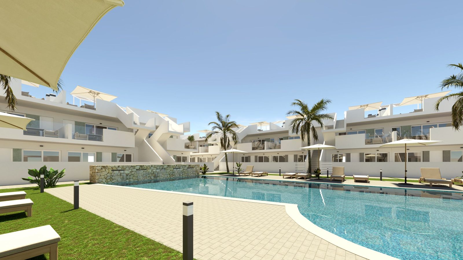 Maisonette bungalows with communal pool – photo 2