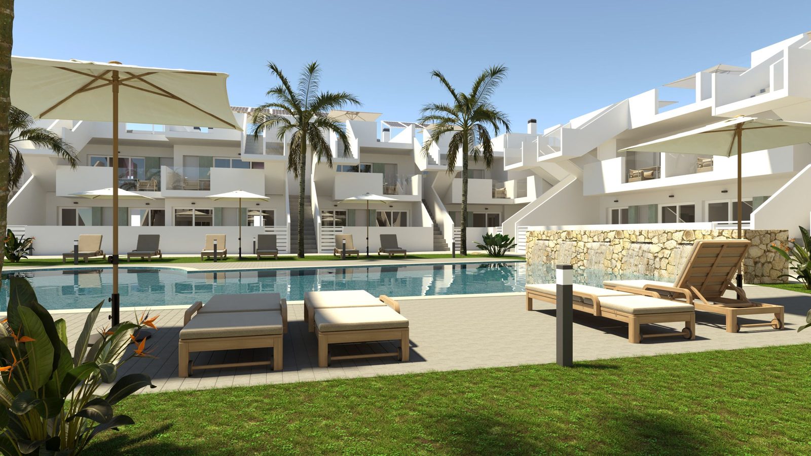 Maisonette bungalows with communal pool – photo 3