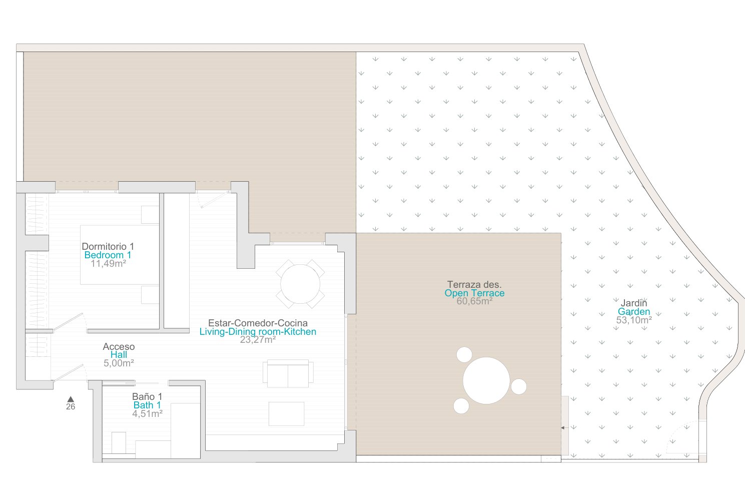 Floor plan (developer plan)
