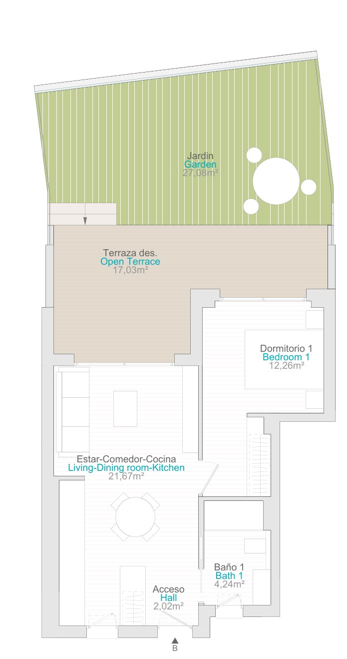 Floor plan (developer plan)
