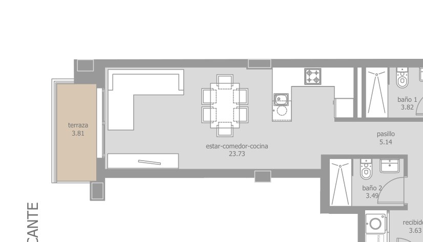 Floor plan (developer plan)