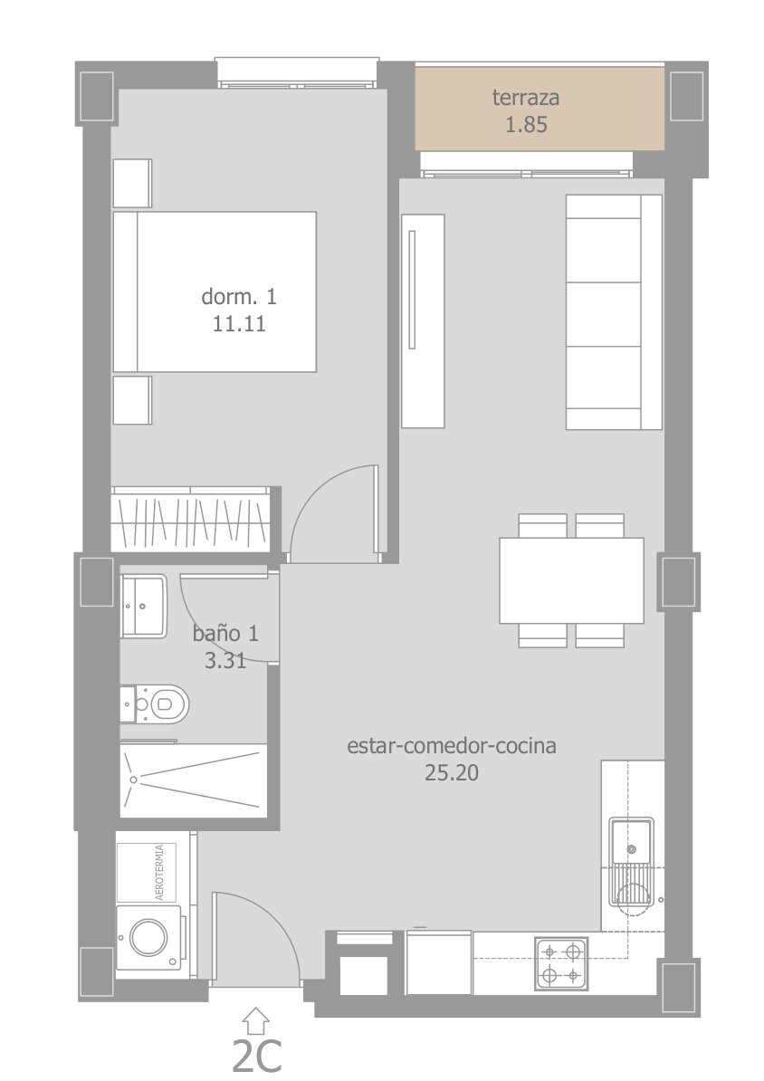 Floor plan (developer plan)
