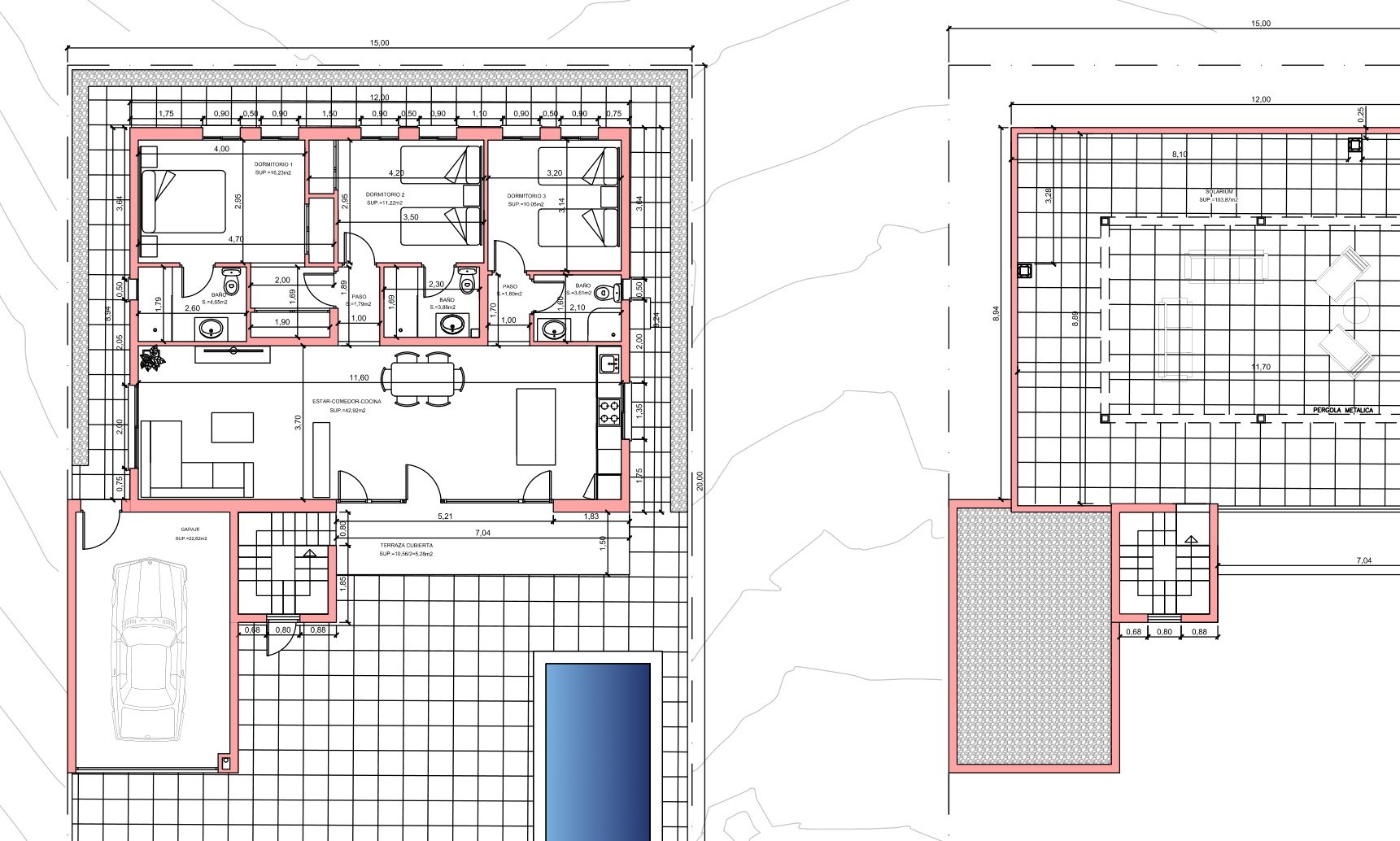 Floor plan (developer plan)