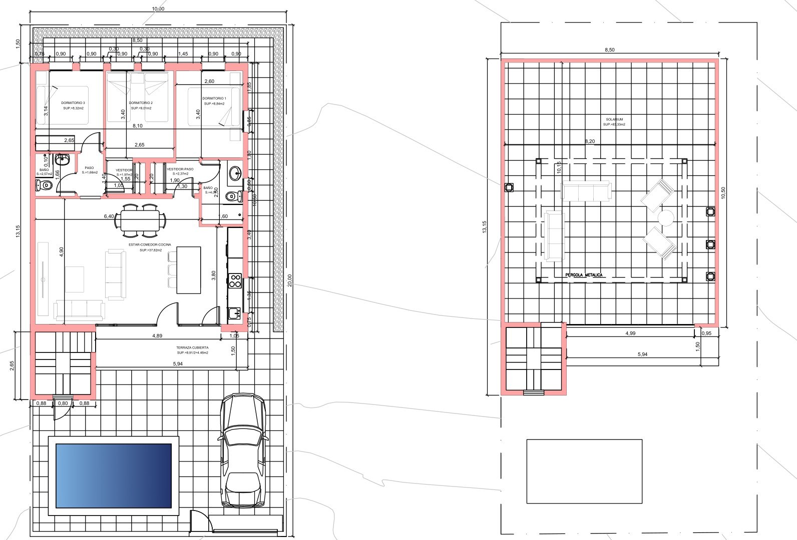Floor plan (developer plan)