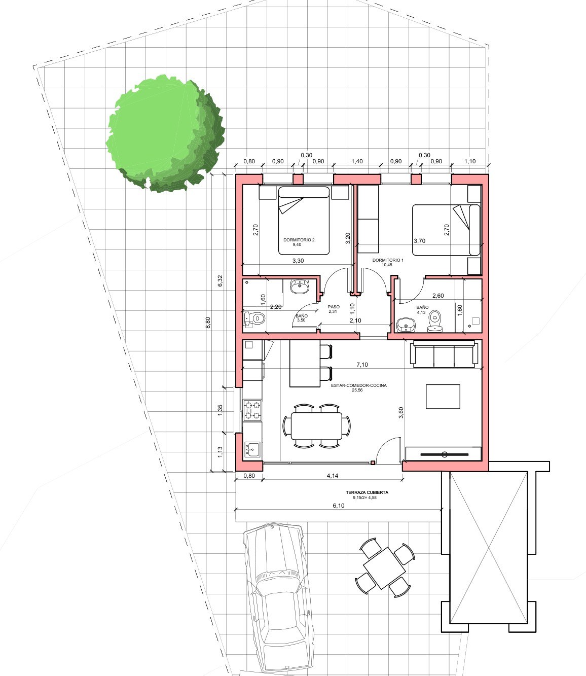 Floor plan (developer plan)