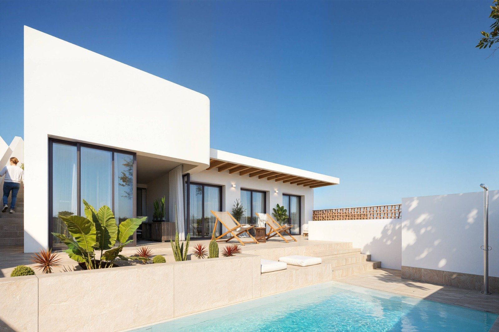 New-build townhouse with private pool, solarium and own outdoor parking space – photo 3