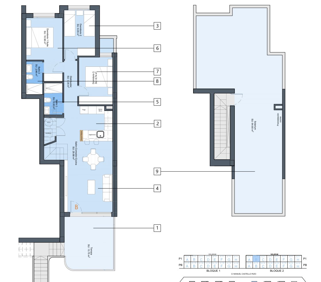 Floor plan (developer plan)