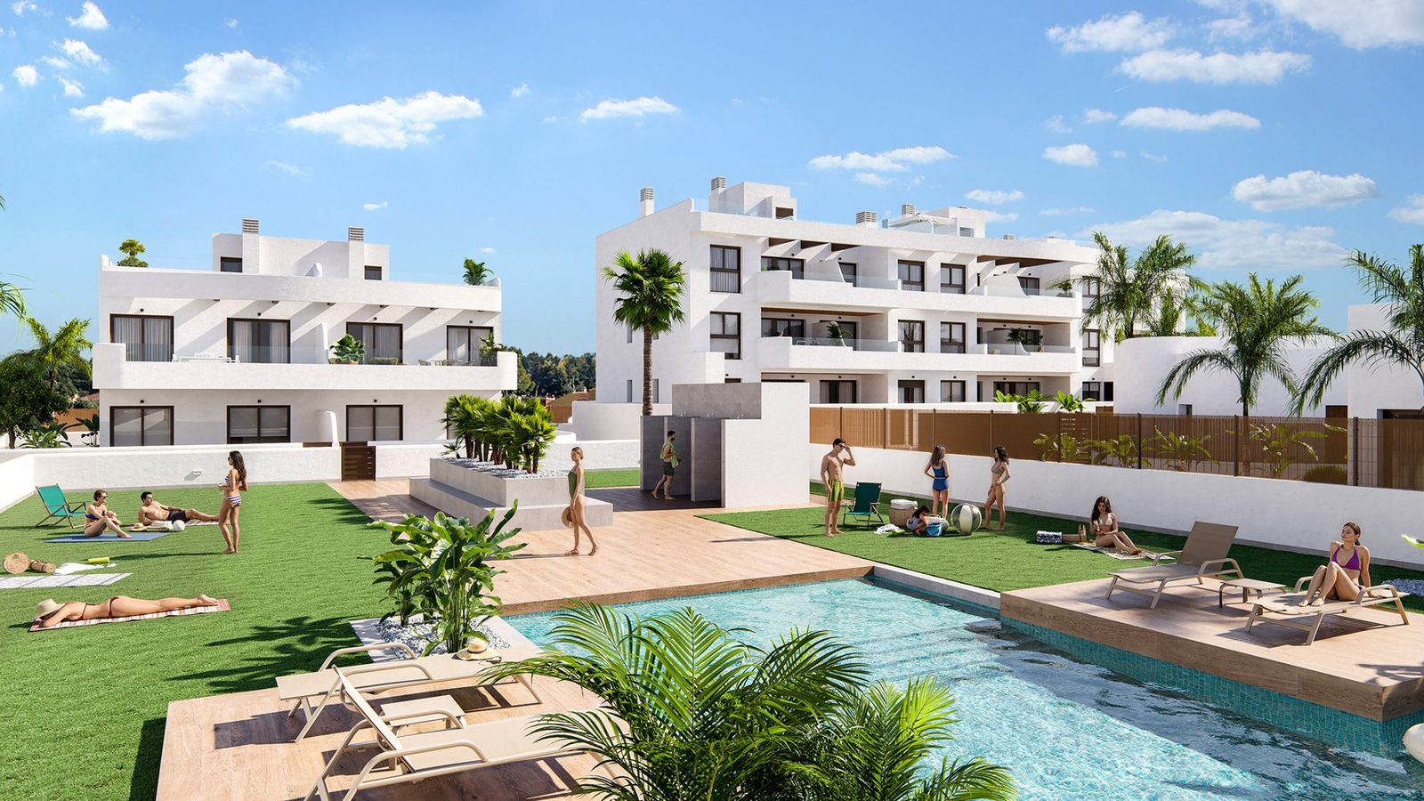 New-build apartment on the golf course with terrace and private solarium – photo 2