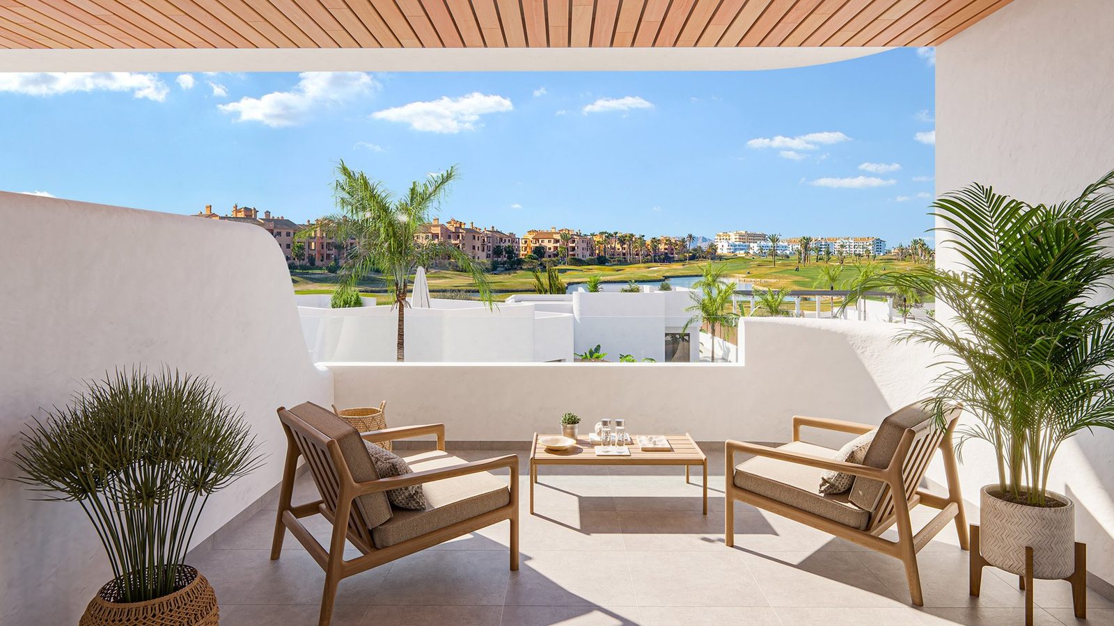 New-build apartment on the golf course with terrace and private solarium – photo 5