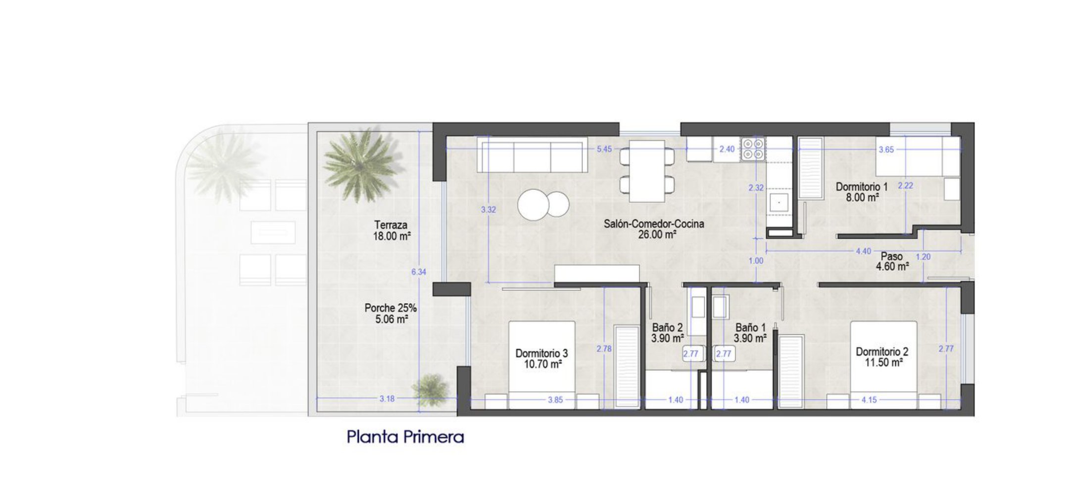 Floor plan (typical apartment)