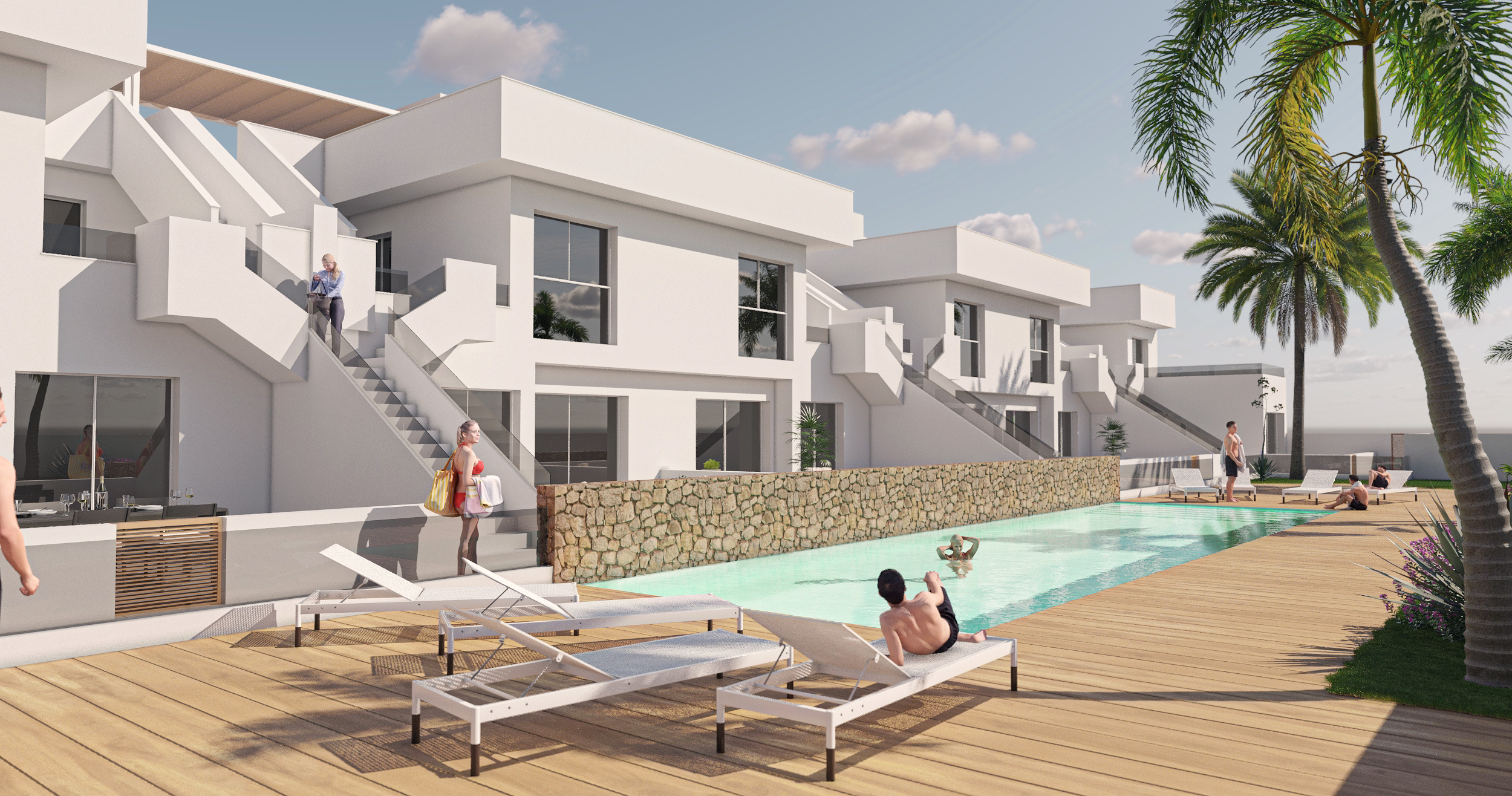 Exterior view of the development (visualisation)