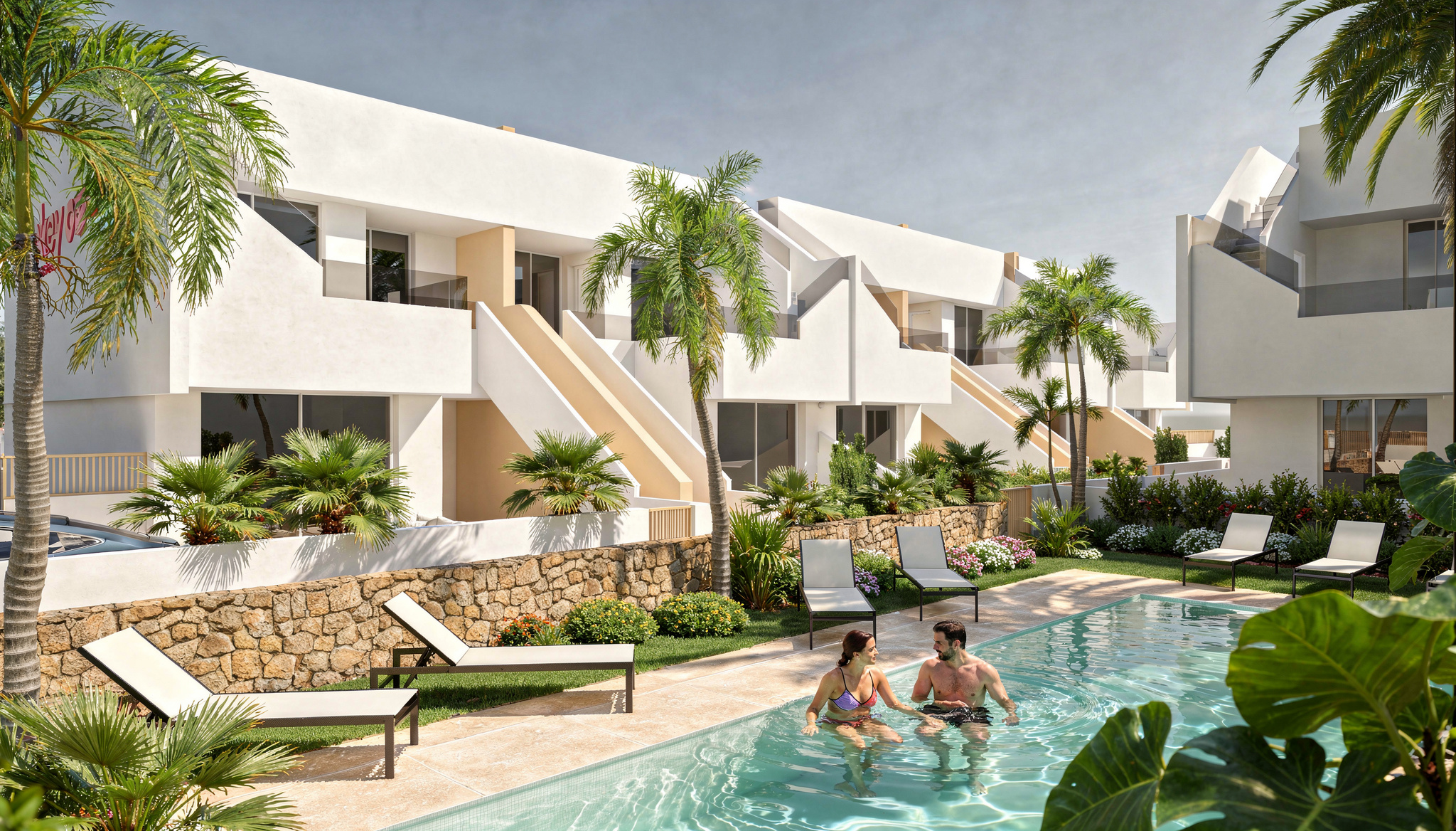 Communal pool and development (visualisation)