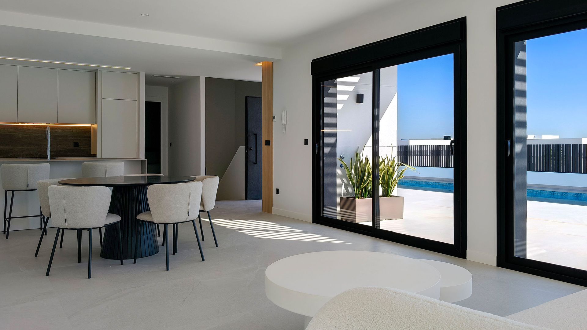 Living and dining area