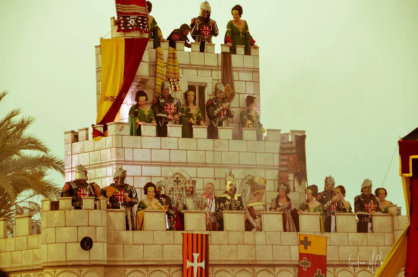 Moors and Christians: the festival castle on the beach