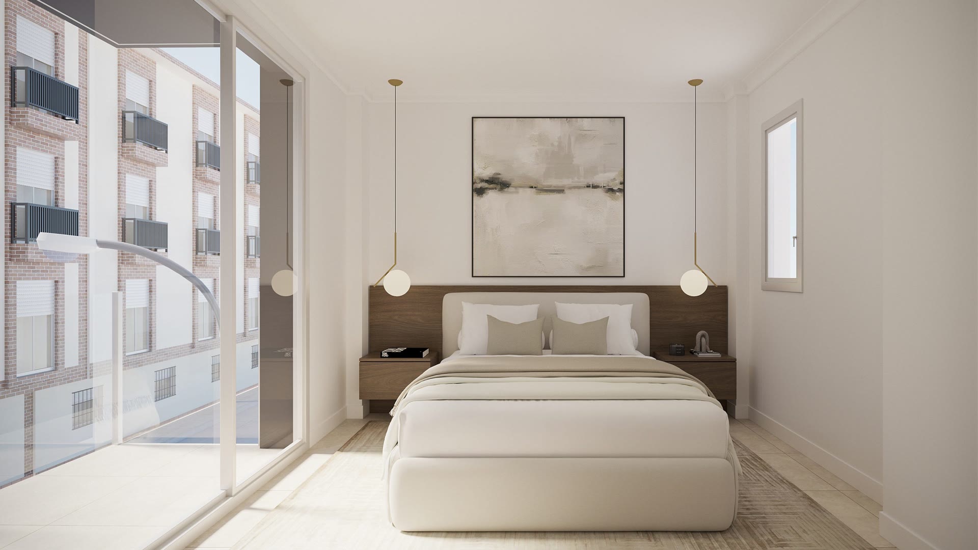 Sleeping area, visualisation