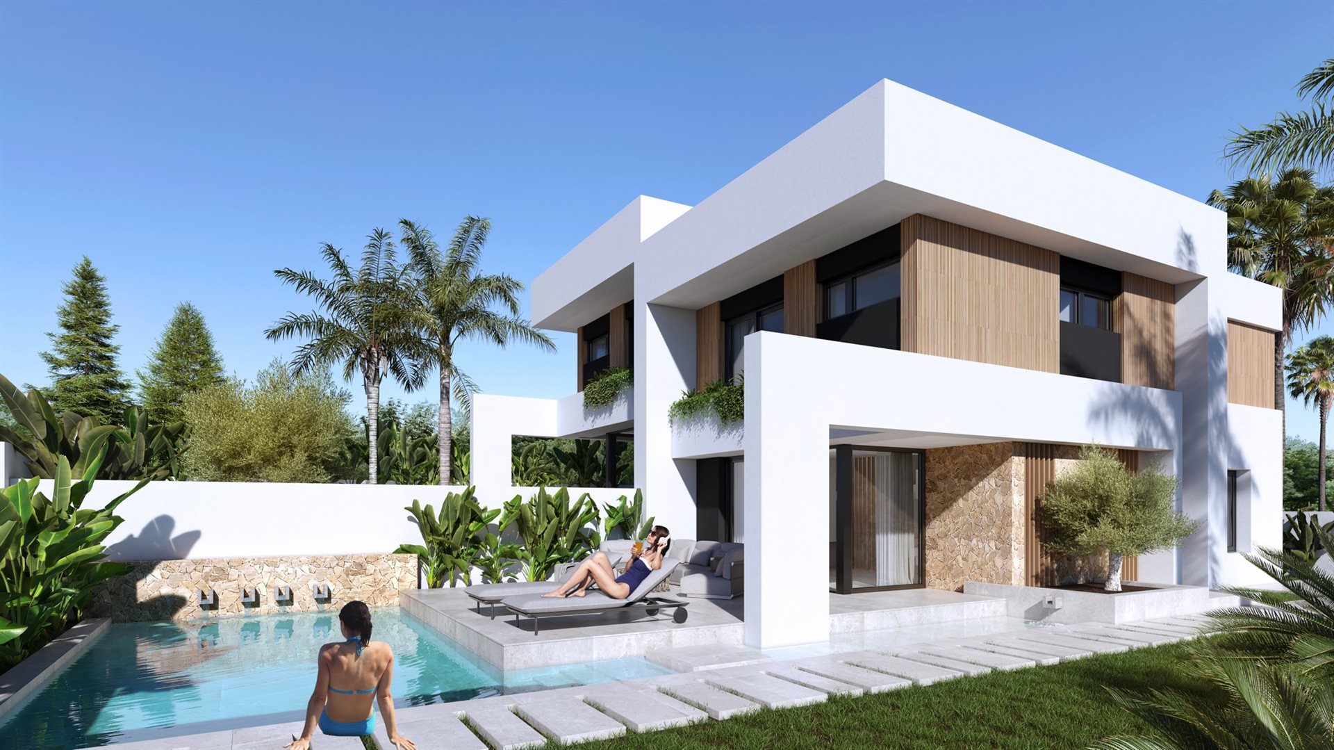 Villa met privézwembad en terras